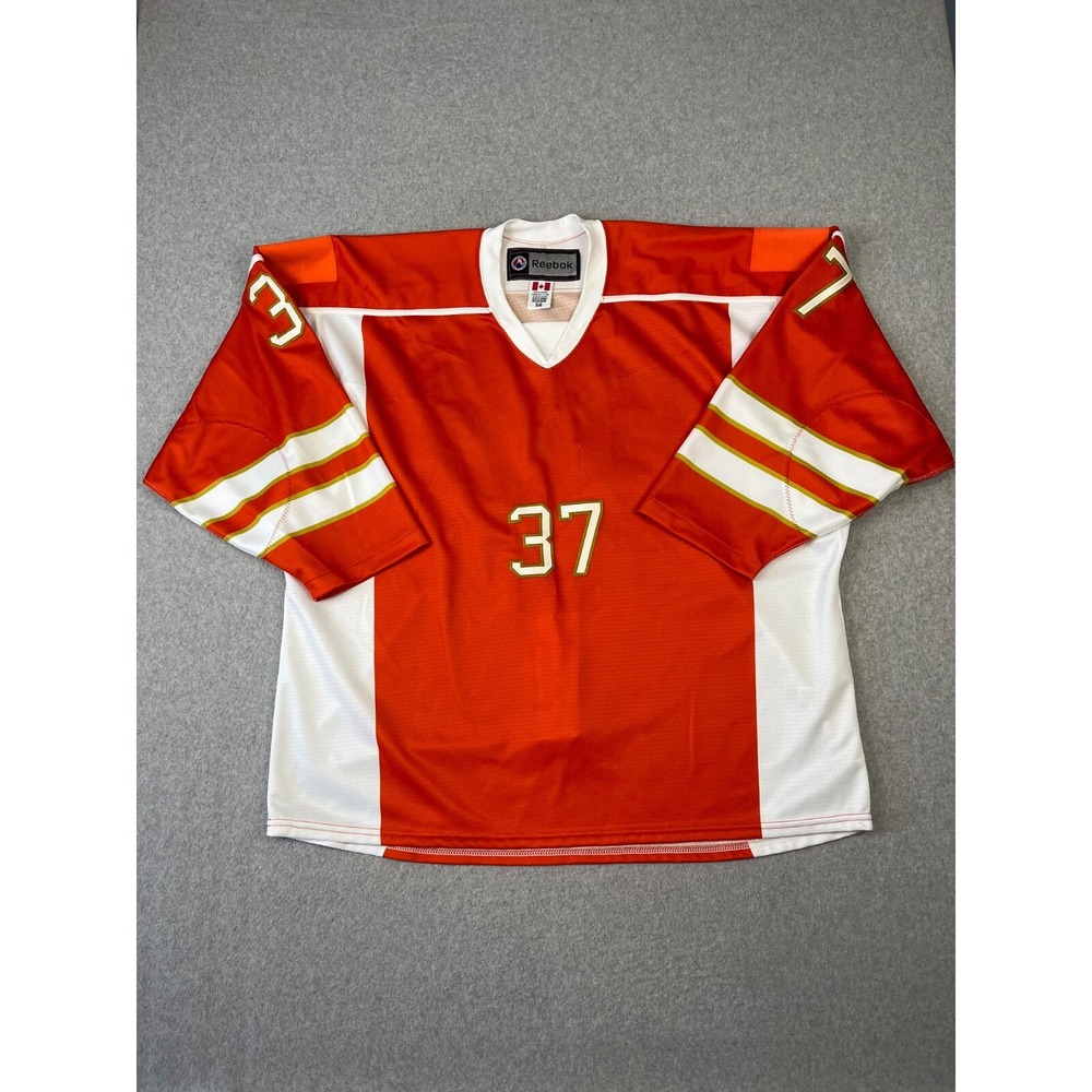 American Hockey League AHL Jersey Mens 3XL Orange 75th Anniversary Reebok CCM